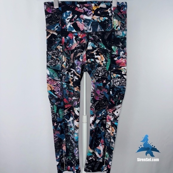 1061 lululemon Fast & Free Crop II *Nulux 19" - Size 4 - Color Crush Multi - Picture 2 of 15